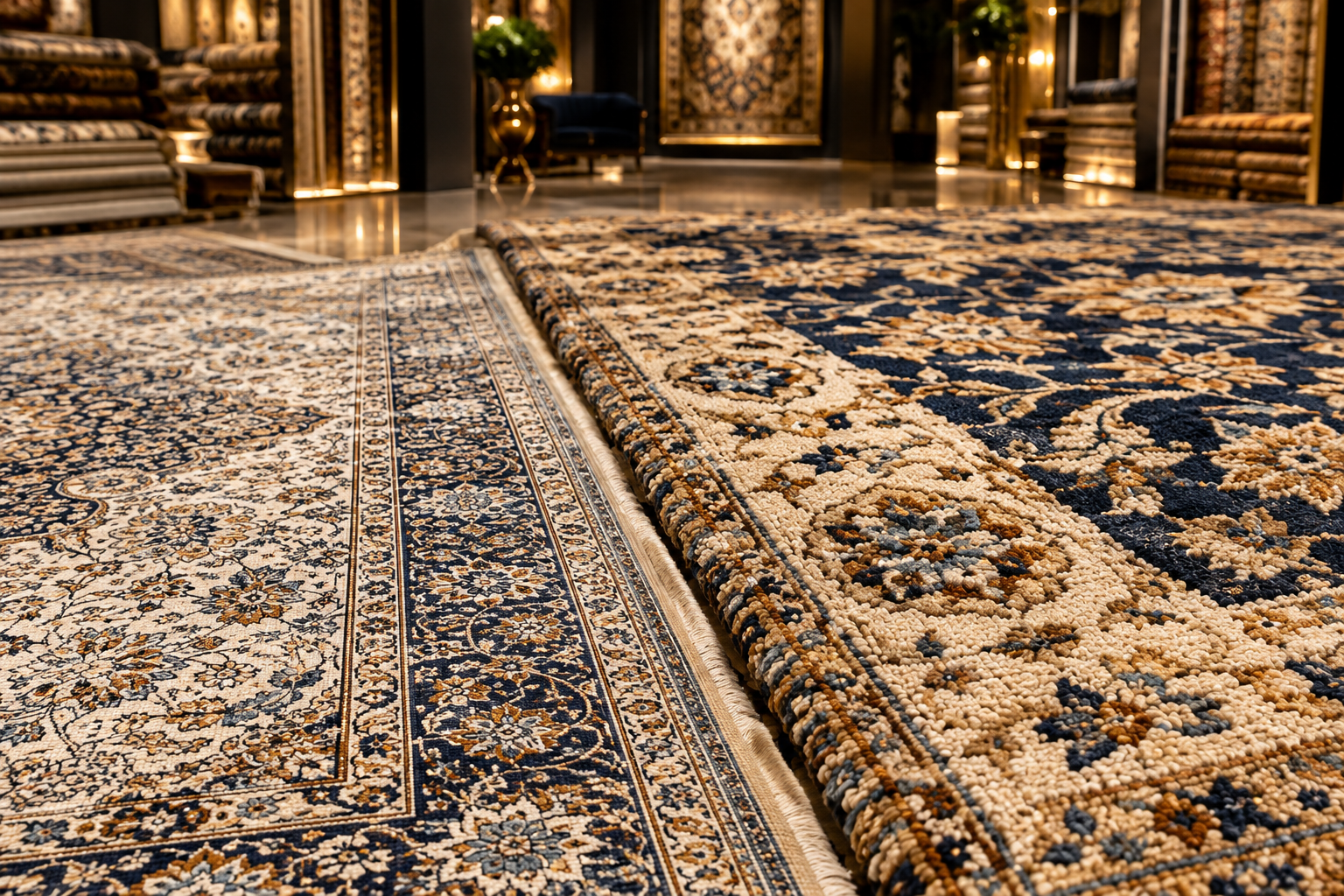 شانه و تراکم فرش چیست؟ راهنمای کامل انتخاب فرش ماشینی