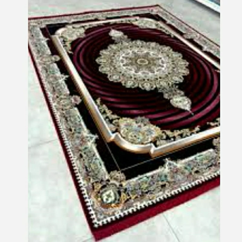 فرش 700 شانه قرمز اکرولیک طرح نازنین