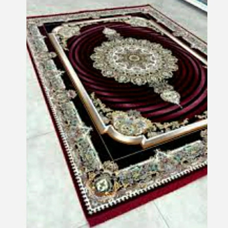 فرش 700 شانه قرمز اکرولیک طرح نازنین