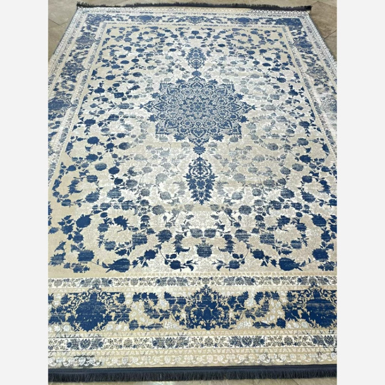 فرش 1200 شانه طرح 8056 کرم اکرولیک (پس کرایه)