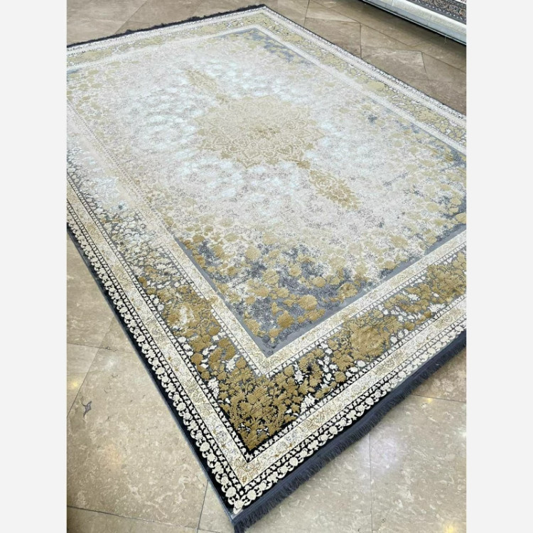 فرش 1200 شانه طرح 8056 بژ اکرولیک (پس کرایه)