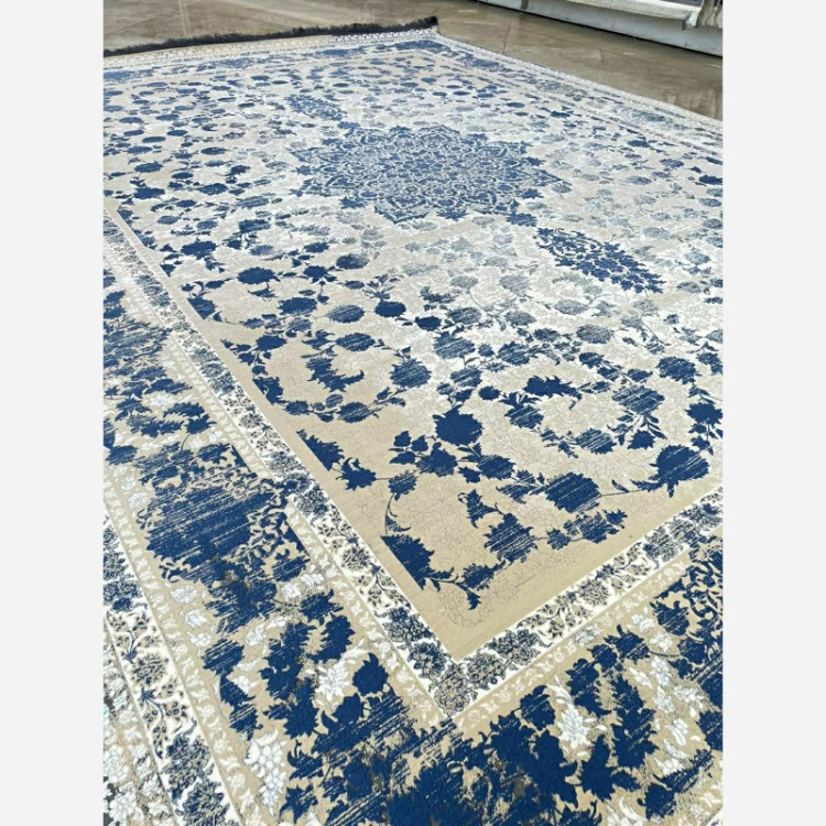 فرش 1200 شانه طرح 8056 کرم اکرولیک (پس کرایه)