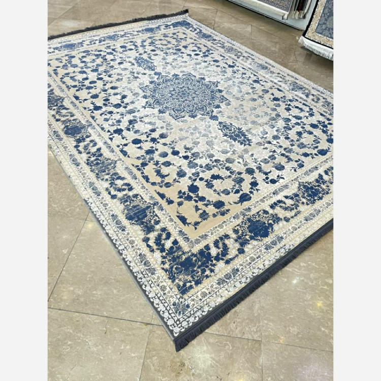 فرش 1200 شانه طرح 8056 کرم اکرولیک (پس کرایه)