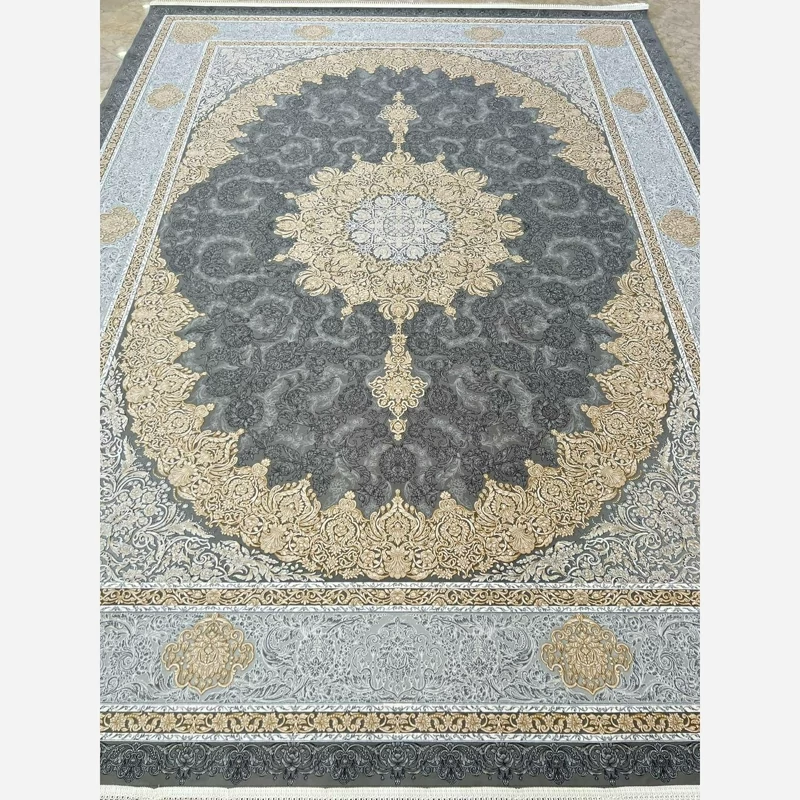 فرش 1200 شانه طرح مهسا نقره ای اکرولیک (پس کرایه)