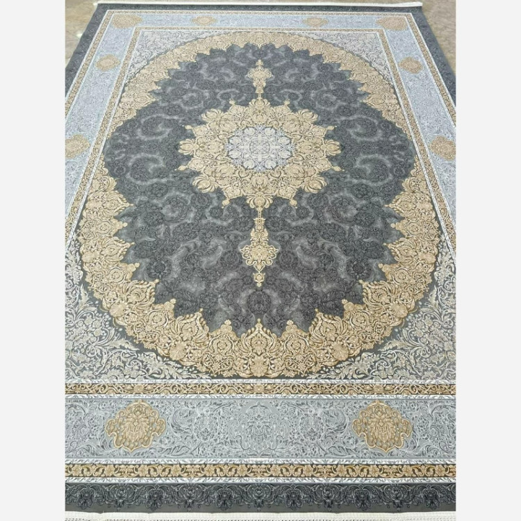 فرش 1200 شانه طرح مهسا نقره ای اکرولیک (پس کرایه)