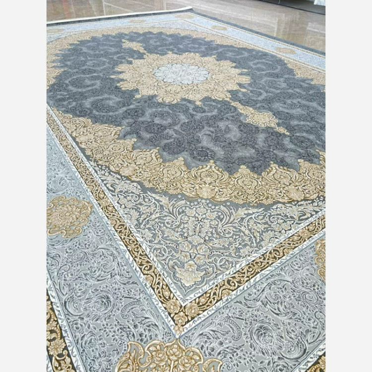 فرش 1200 شانه طرح مهسا نقره ای اکرولیک (پس کرایه)