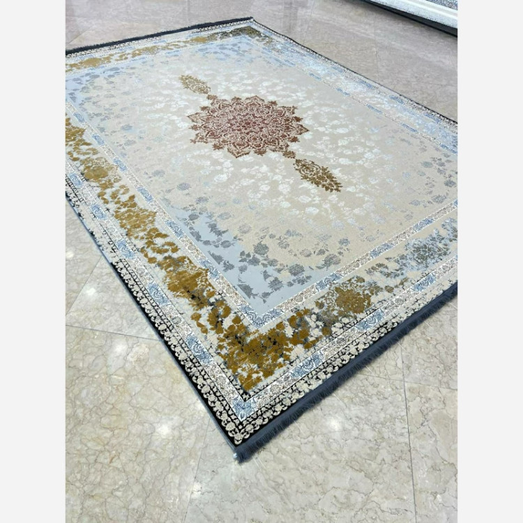 فرش 1200 شانه طرح 8055 بژ اکرولیک (پس کرایه)