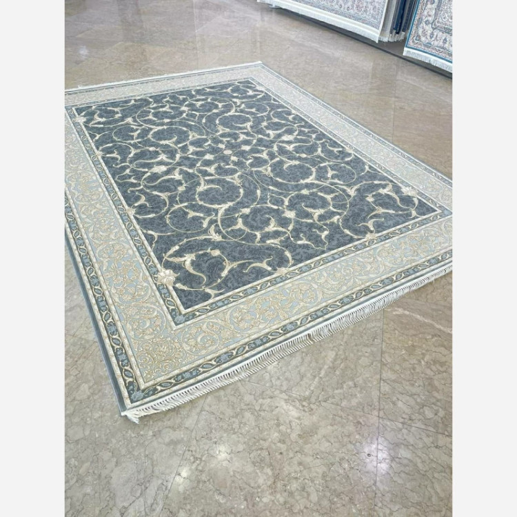 فرش 1200 شانه طرح سامیا نقره ای اکرولیک (پس کرایه)