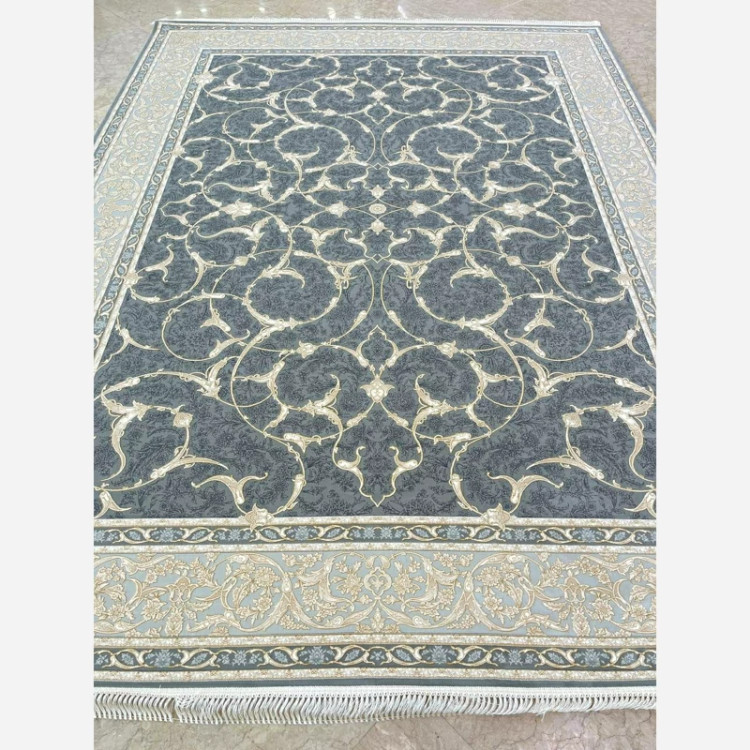 فرش 1200 شانه طرح سامیا نقره ای اکرولیک (پس کرایه)