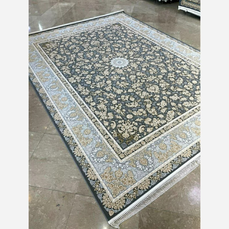 فرش 1200 شانه طرح شیما نقره ای اکرولیک (پس کرایه)