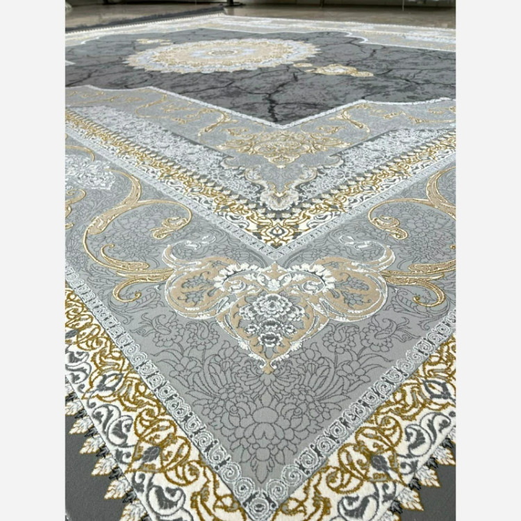فرش 1200 شانه طرح نسیم نقره ای اکرولیک (پس کرایه)