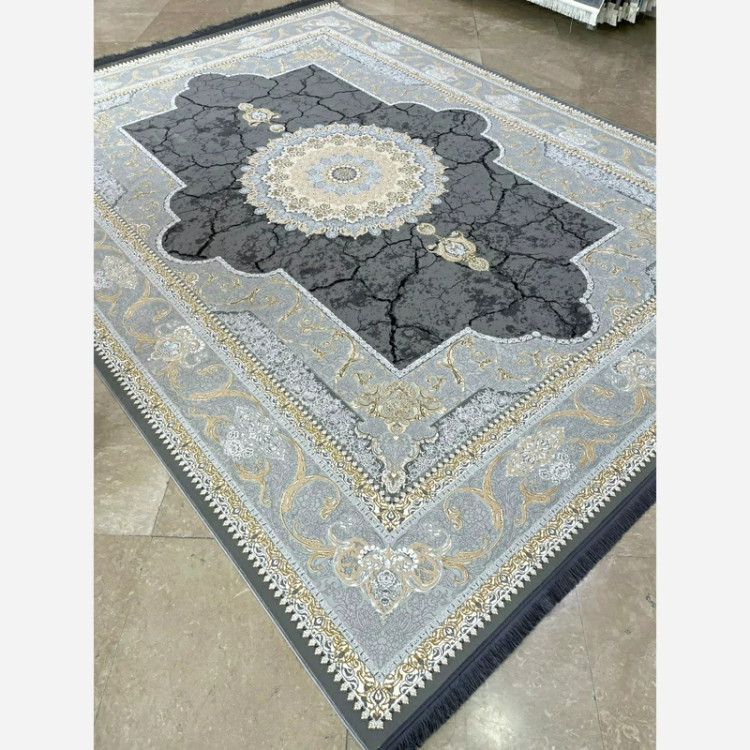 فرش 1200 شانه طرح نسیم نقره ای اکرولیک (پس کرایه)