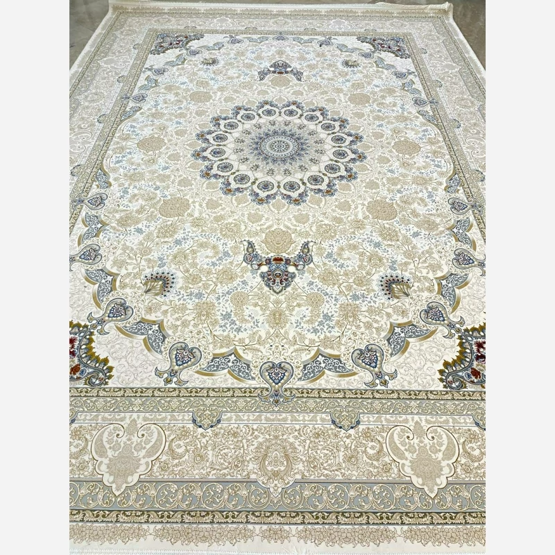 فرش 1200 شانه طرح تندیس کرم اکرولیک (پس کرایه)