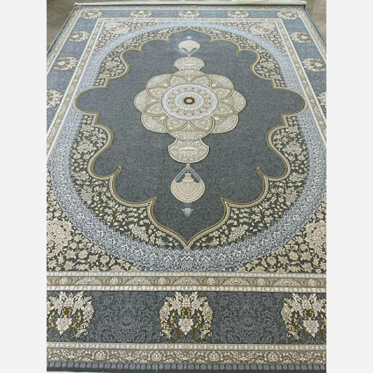 فرش 1200 شانه طرح سلنا نقره ای اکرولیک (پس کرایه)