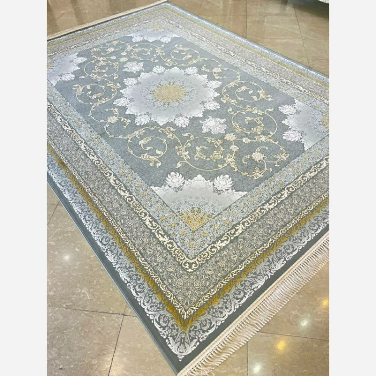 فرش 1200 شانه طرح خورشید نقره ای اکرولیک (پس کرایه)