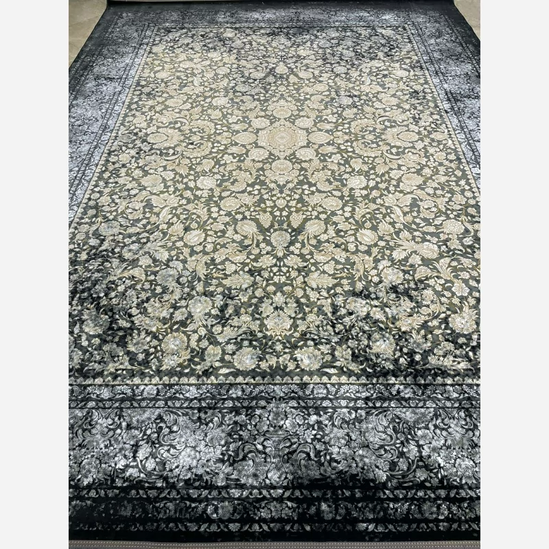 فرش 1200 شانه طرح 8095 نقره ای اکرولیک (پس کرایه)