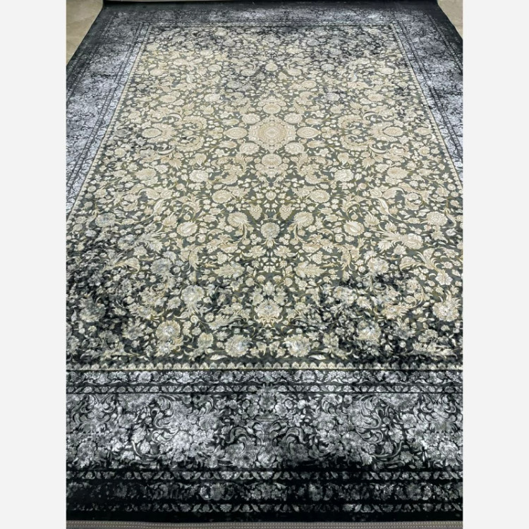 فرش 1200 شانه طرح 8095 نقره ای اکرولیک (پس کرایه)