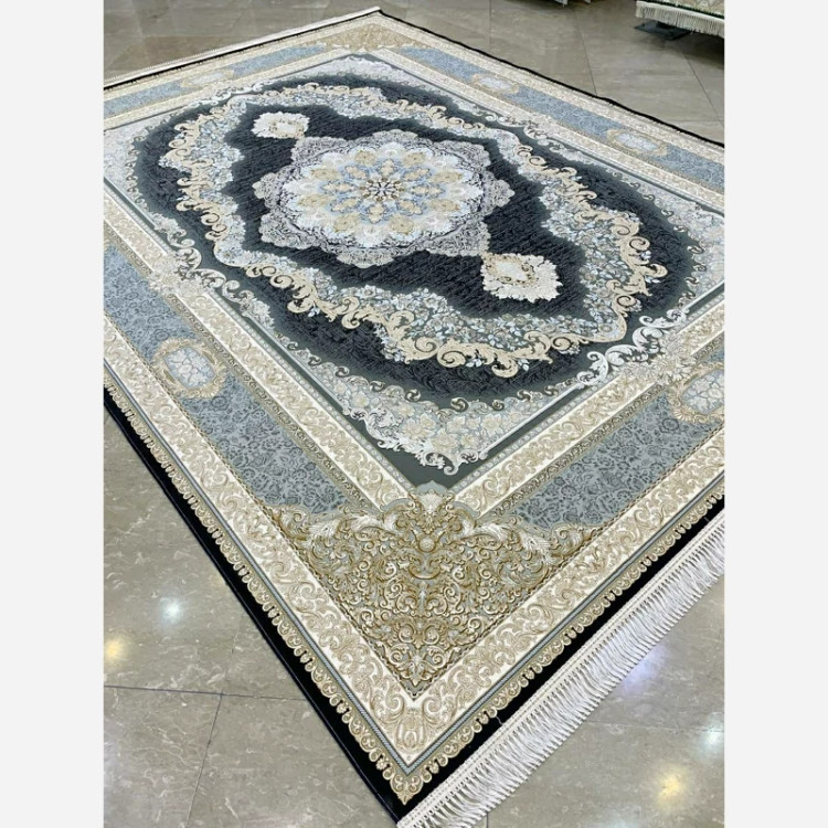 فرش 1200 شانه طرح ویکتوریا دودی اکرولیک (پس کرایه)