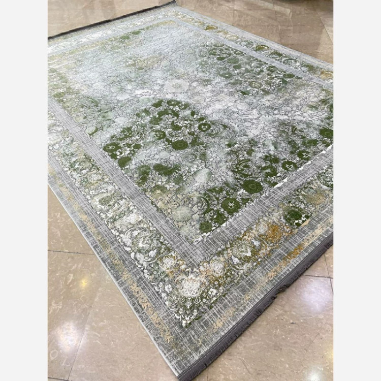 فرش 1200 شانه طرح 8050 سبز اکرولیک (پس کرایه)