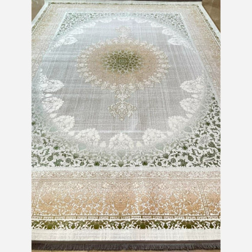 فرش 1200 شانه طرح 8030 سفید اکرولیک (پس کرایه)