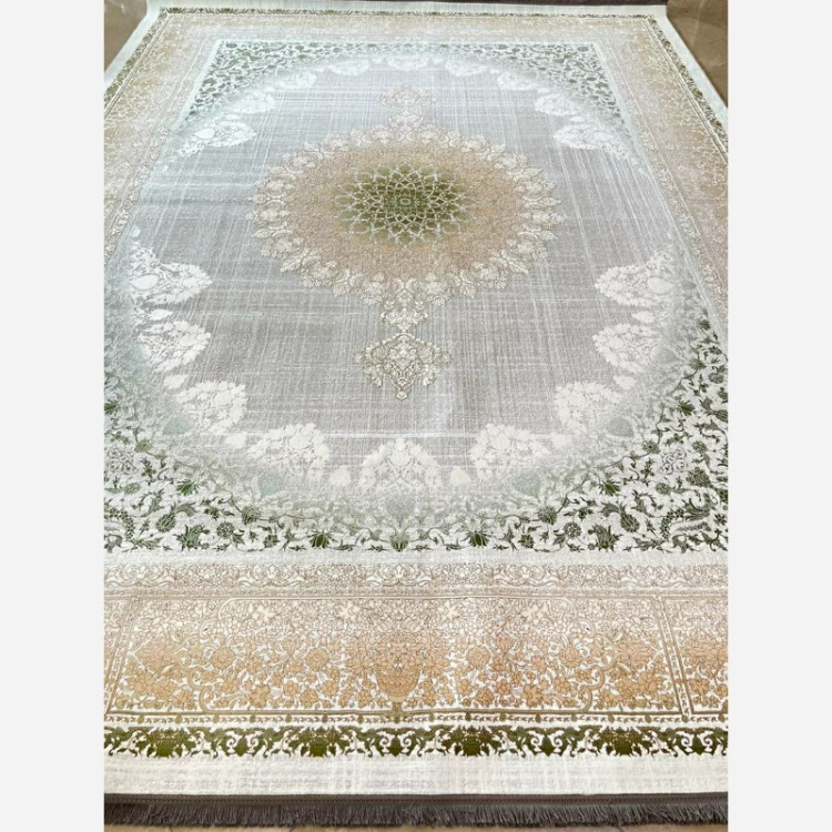 فرش 1200 شانه طرح 8030 سفید اکرولیک (پس کرایه)