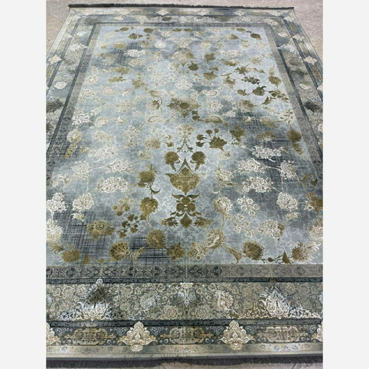 فرش 1200 شانه طرح میلان زرد اکرولیک (پس کرایه)