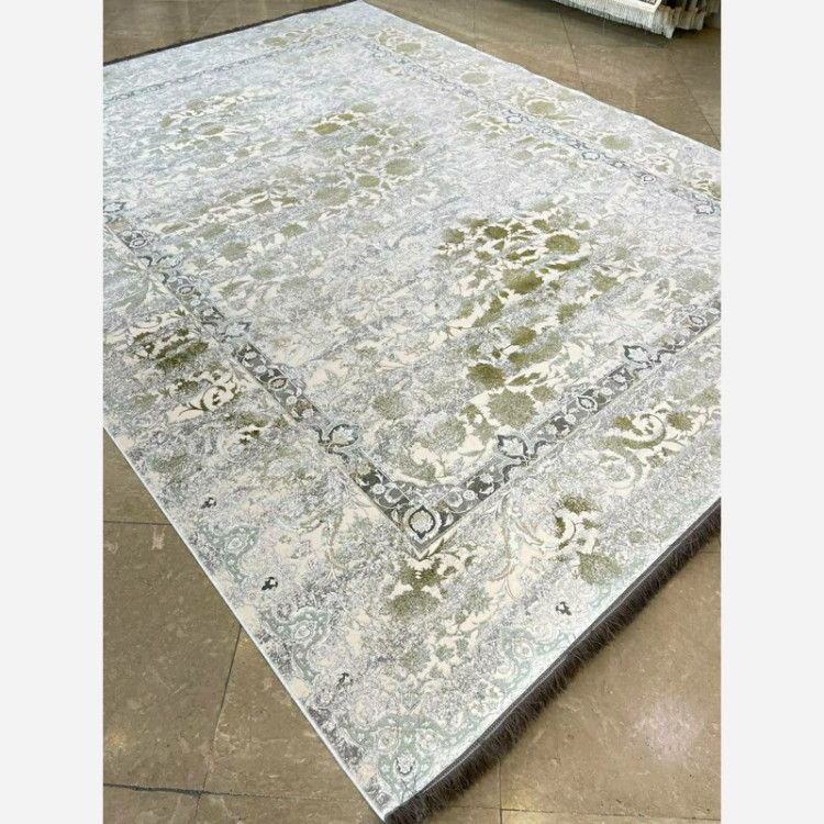 فرش 1200 شانه طرح مارال سفید اکرولیک (پس کرایه)