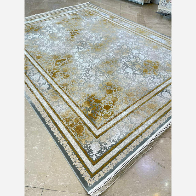 فرش 1200 شانه طرح شهرزاد طلایی اکرولیک (پس کرایه)