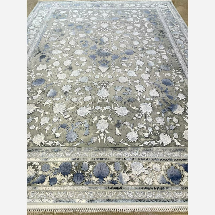 فرش 1200 شانه طرح شاهکار فیلی آبی اکرولیک (پس کرایه)