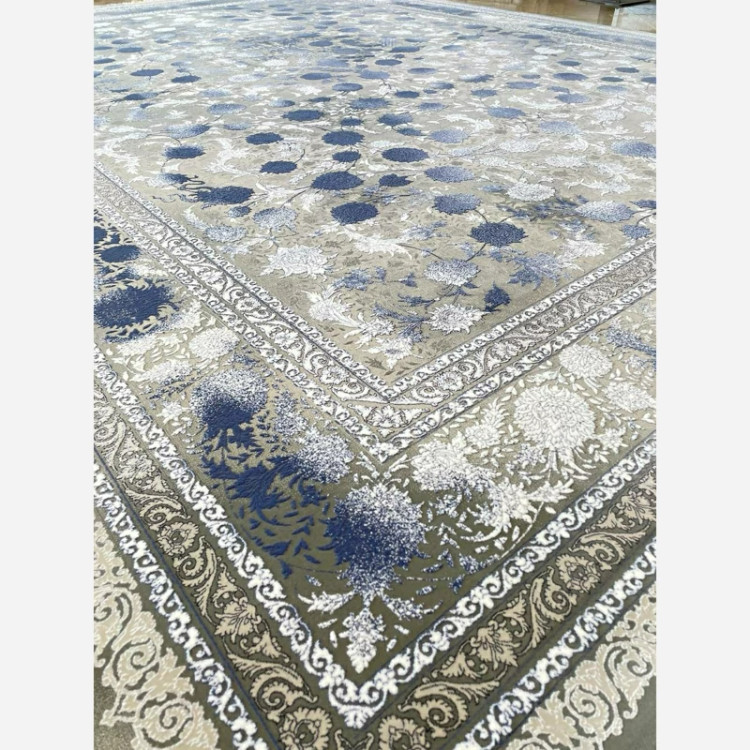فرش 1200 شانه طرح شهرزاد آبی اکرولیک (پس کرایه)