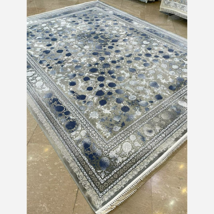 فرش 1200 شانه طرح شهرزاد آبی اکرولیک (پس کرایه)
