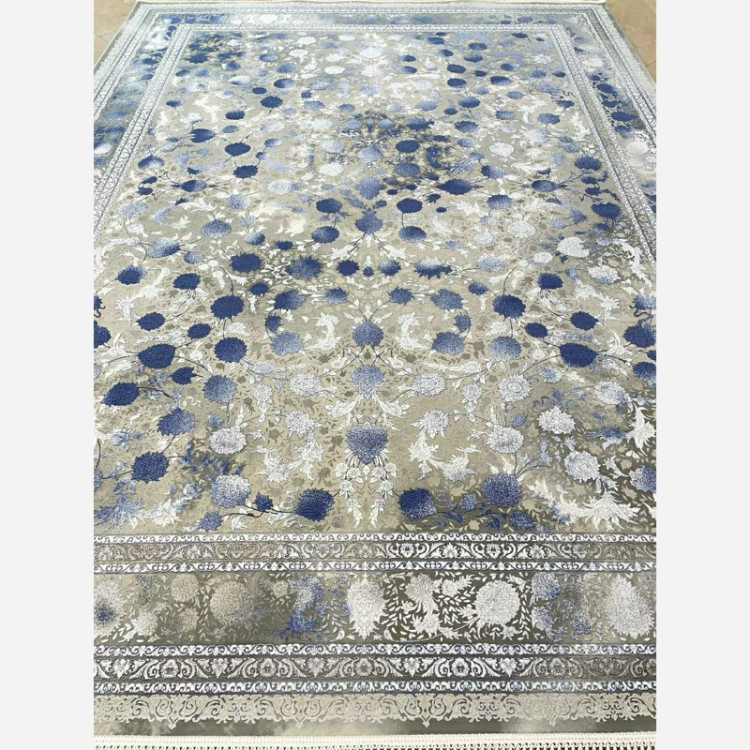 فرش 1200 شانه طرح شهرزاد آبی اکرولیک (پس کرایه)