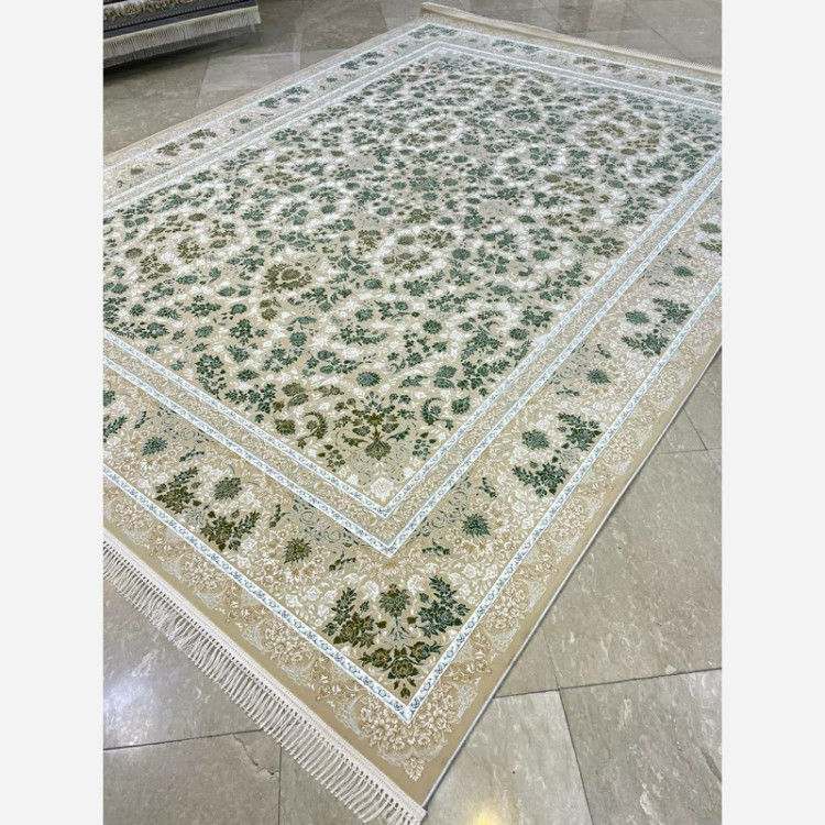 فرش 1200 شانه طرح آرام بژ اکرولیک (پس کرایه)