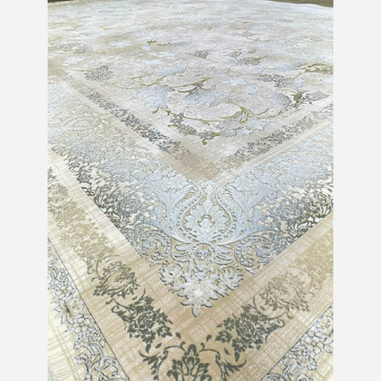 فرش 1200 شانه طرح 8080 بژ اکرولیک (پس کرایه)