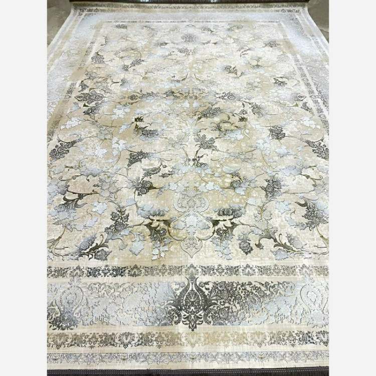 فرش 1200 شانه طرح 8080 بژ اکرولیک (پس کرایه)
