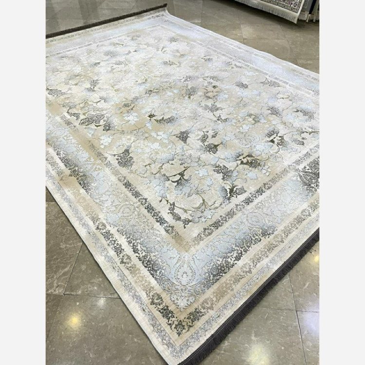 فرش 1200 شانه طرح 8080 بژ اکرولیک (پس کرایه)