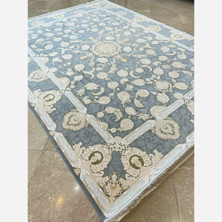 فرش 1200 شانه طرح سناتور نقره ای اکرولیک (پس کرایه)