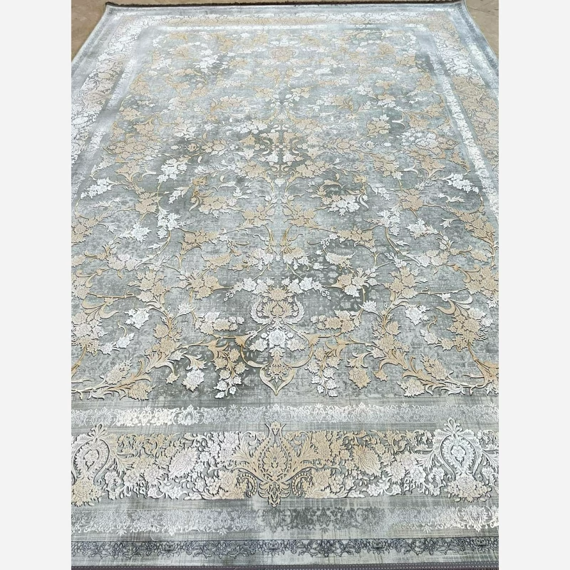 فرش 1200 شانه طرح 8080 نقره ای اکرولیک (پس کرایه)