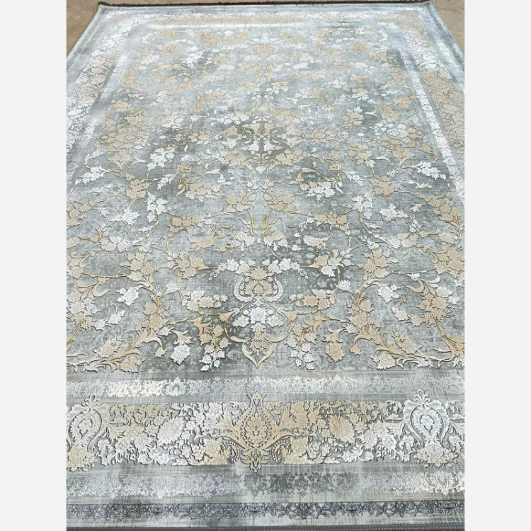فرش 1200 شانه طرح 8080 نقره ای اکرولیک (پس کرایه)