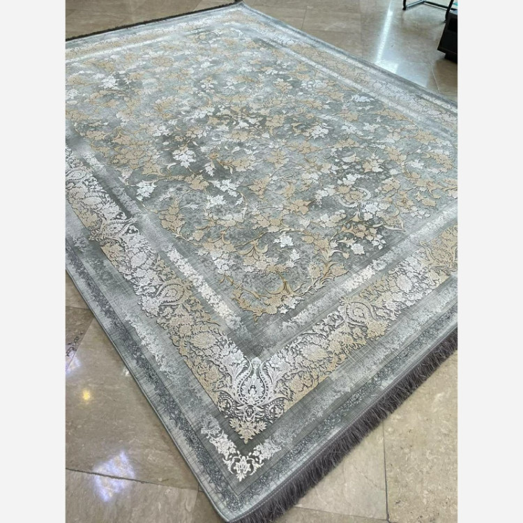 فرش 1200 شانه طرح 8080 نقره ای اکرولیک (پس کرایه)