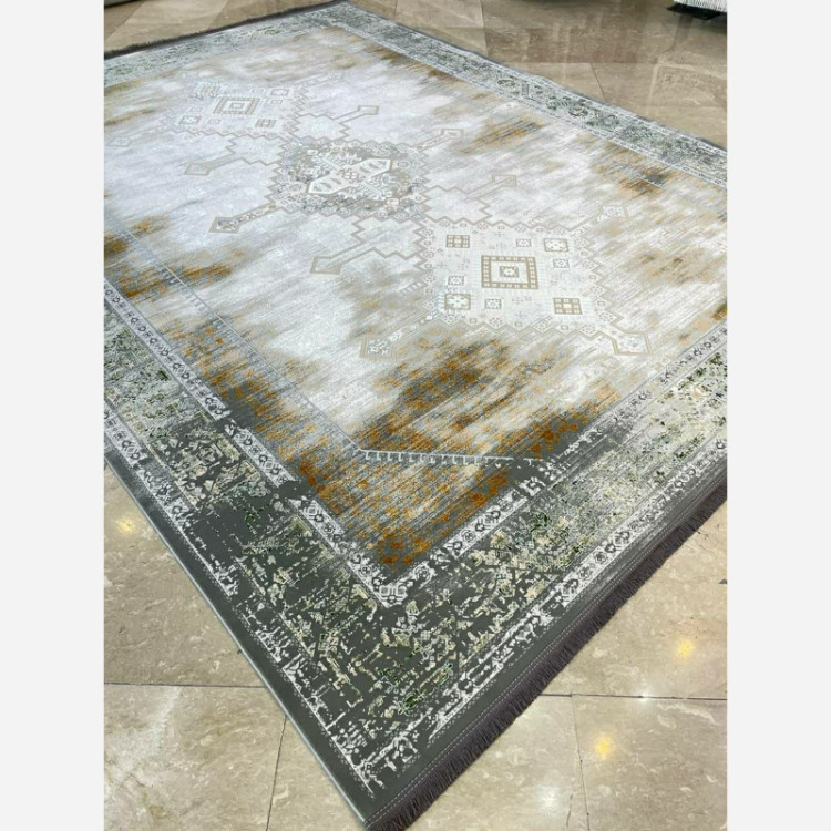 فرش 1200 شانه طرح سیروان نقره ای اکرولیک (پس کرایه)