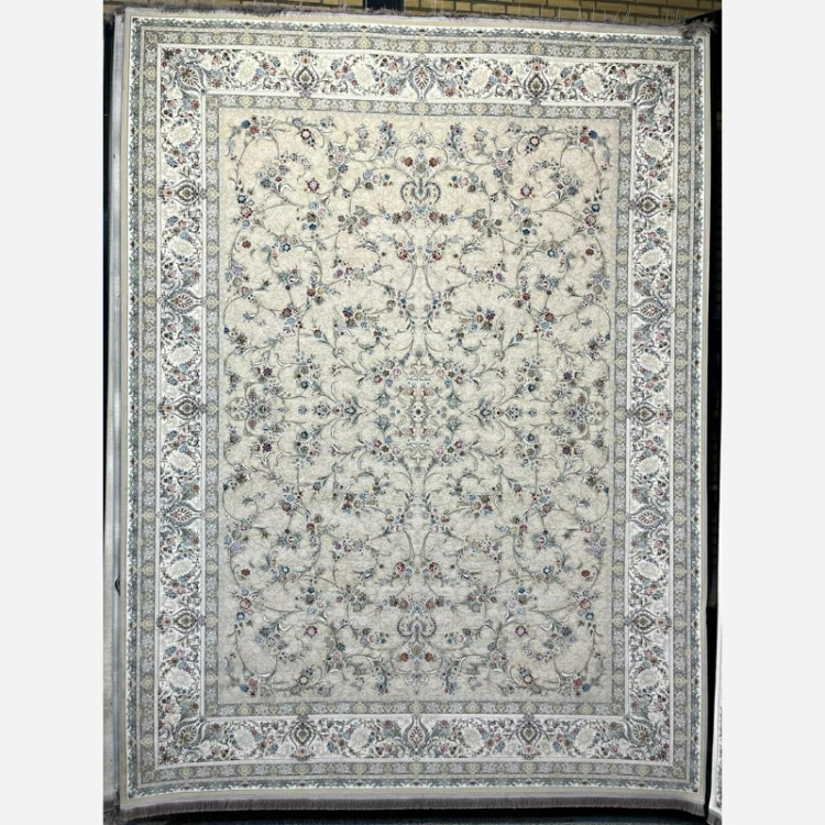 فرش 1200 شانه طرح سلین بژ اکرولیک (پس کرایه)