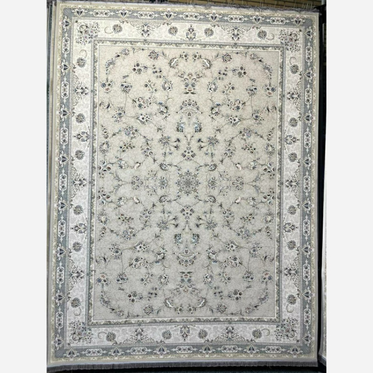 فرش 1200 شانه طرح نهال بژ اکرولیک (پس کرایه)