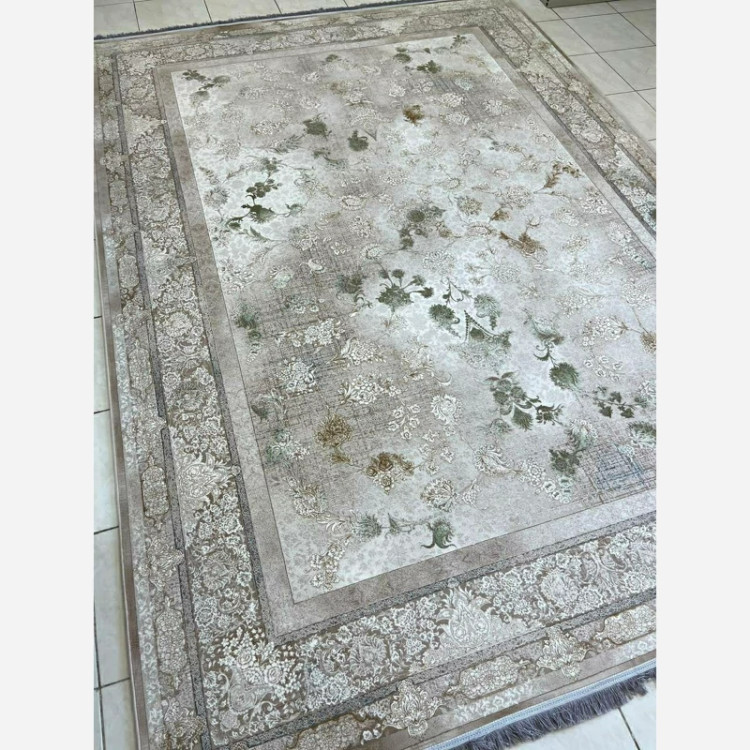 فرش 1200 شانه طرح آوین سبز اکرولیک (پس کرایه)