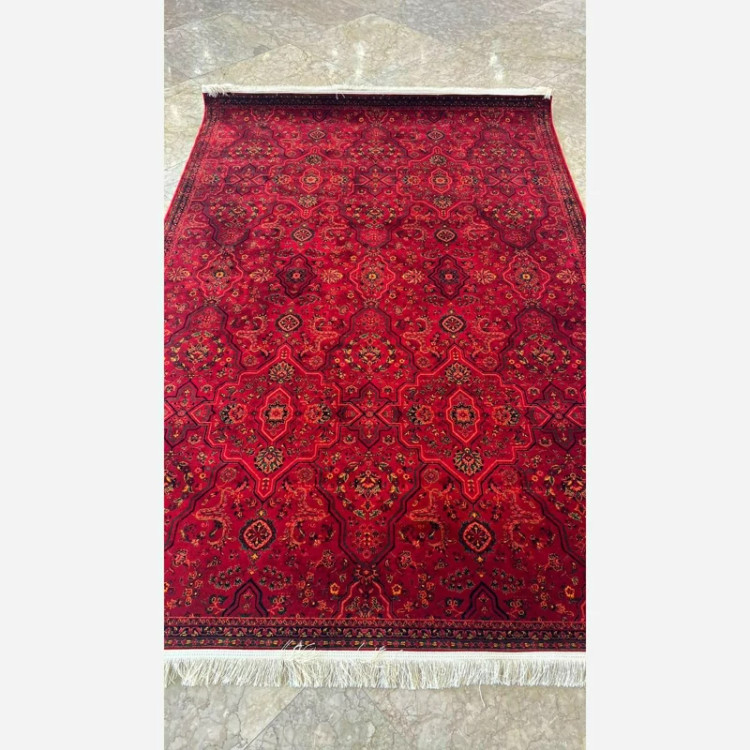 فرش 700 شانه قرمز طرح بلوچ 2711