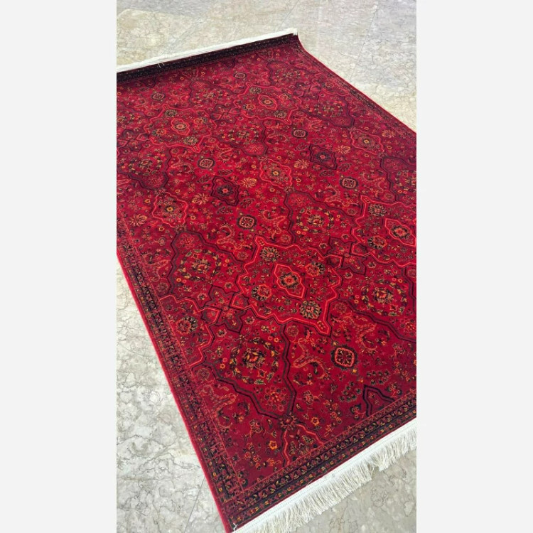 فرش 700 شانه قرمز طرح بلوچ 2711