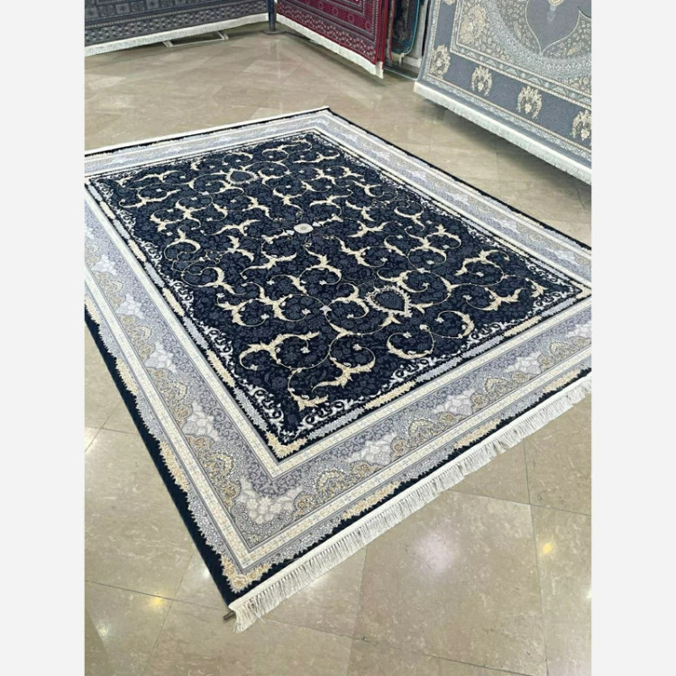 فرش 700 شانه لوتوس سرمه ای اکرولیک (پس کرایه)