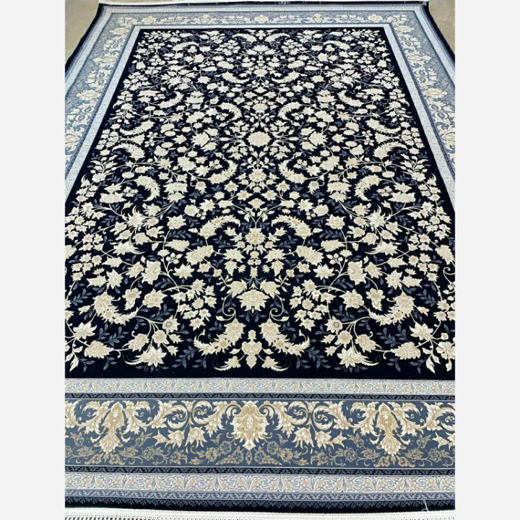 فرش 700 شانه ساغر سرمه ای اکرولیک (پس کرایه)
