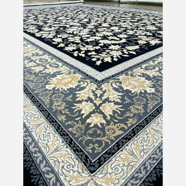 فرش 700 شانه ساغر سرمه ای اکرولیک (پس کرایه)