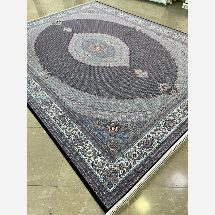 فرش 700 شانه 70030 سرمه ای اکرولیک (پس کرایه)